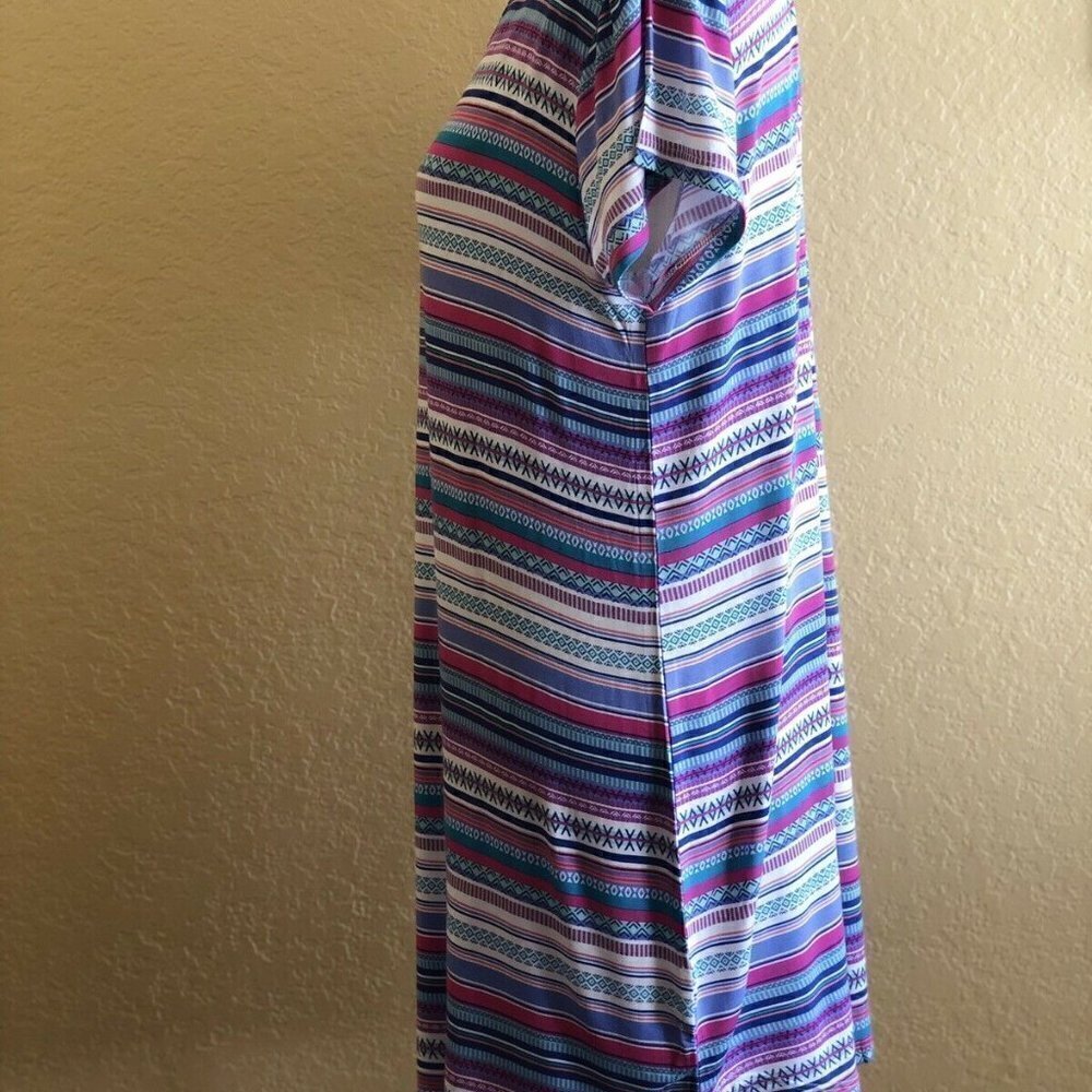 Natural Reflections® Stripe Sleep Shirt Nightgown - Picture 8 of 9